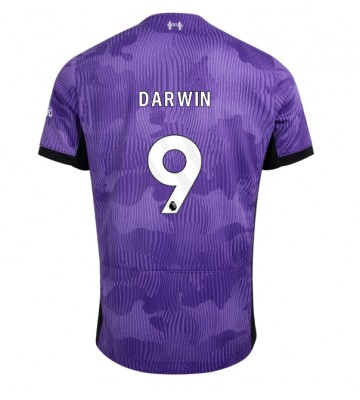 Liverpool Darwin Nunez #9 Tercera Equipación 2023-24 Manga Corta